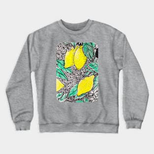 Lemons on a tree Crewneck Sweatshirt